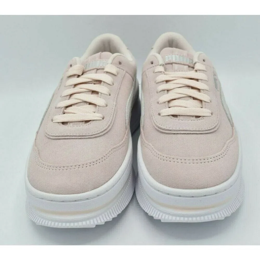 Puma Womens Size 9 Deva Suede‎ Pink White Casual Platform Shoes Sneakers